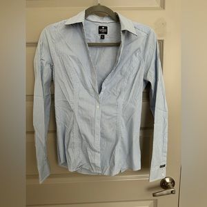 Express, striped business shirt